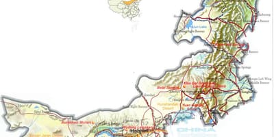 Mongolië kaart