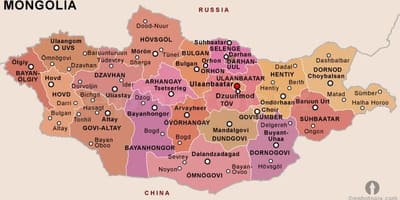 Lao als Mongolië politieke 